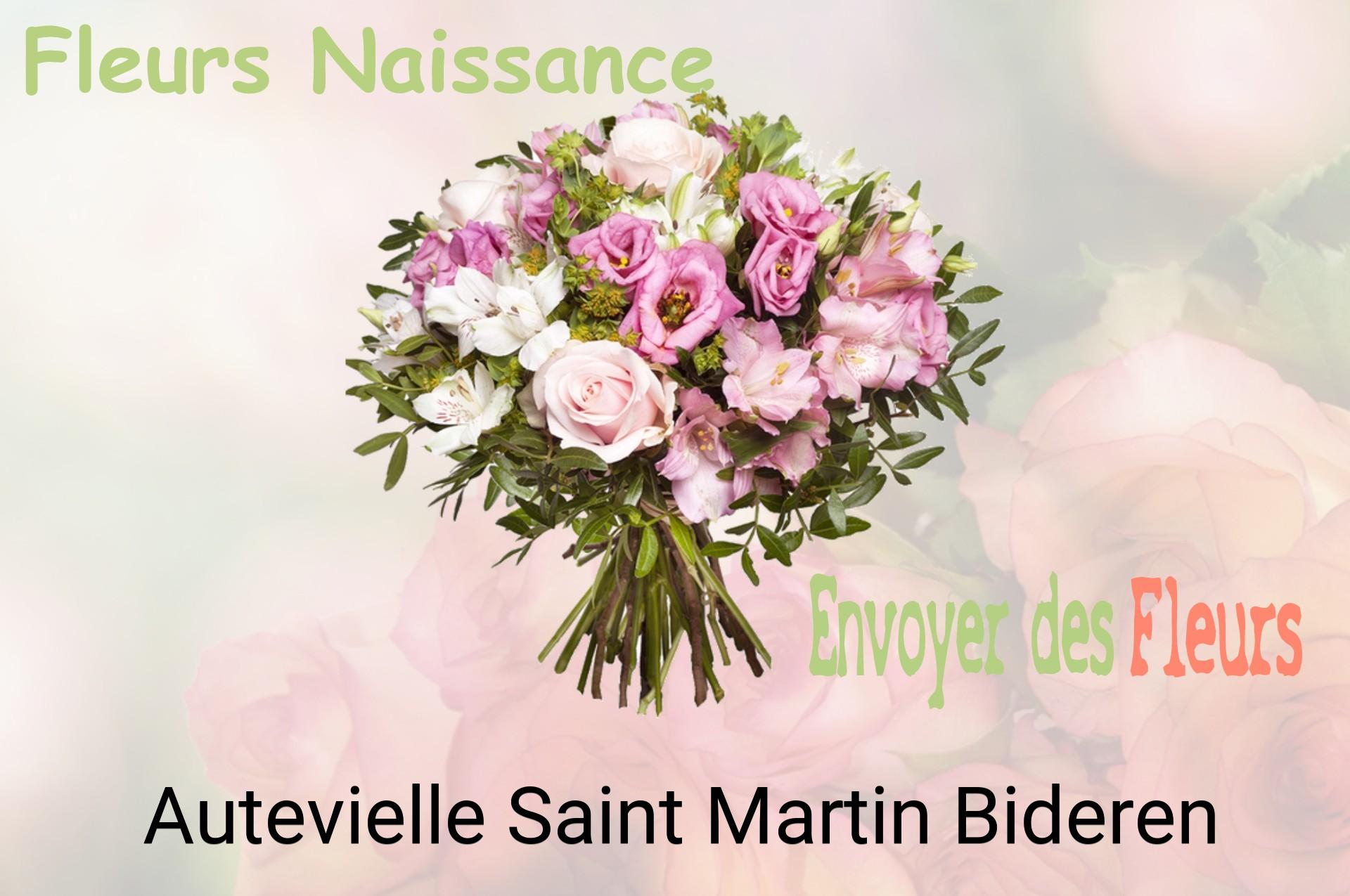 Bouquet de fleurs de naissance livré à Autevielle-Saint-Martin-Bideren